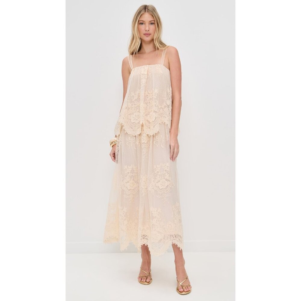 Zimmermann Hypnotic Tiered Lace Dress